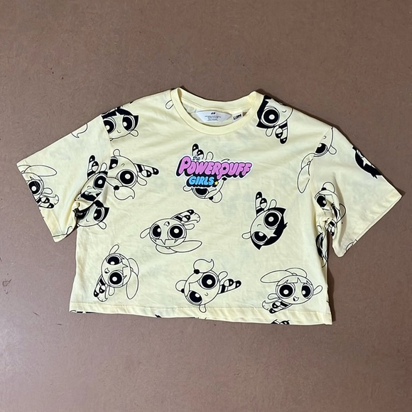 H&M Tops - Powerpuff Girls Crop Top